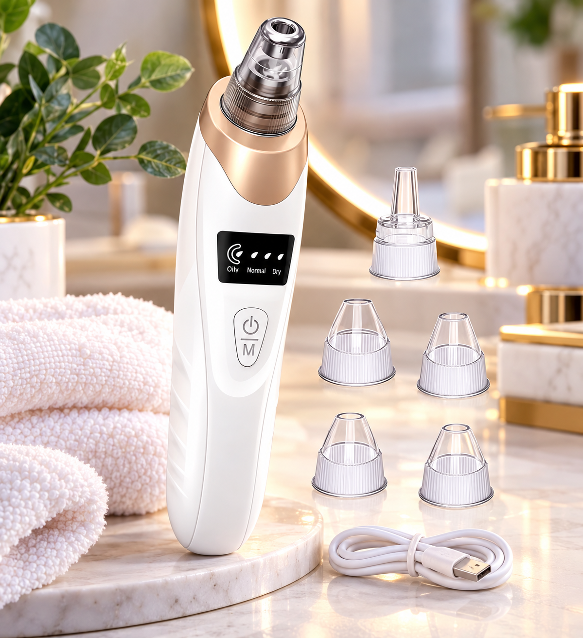 ✨ Removedor de Puntos Negros Eléctrico | Limpieza Facial Profunda 😍